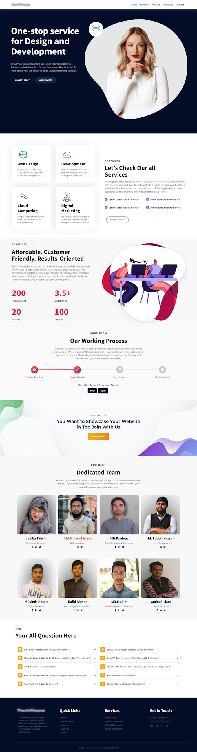 Do front end web development in react, nextjs by Md_ferdous_r | Fiverr