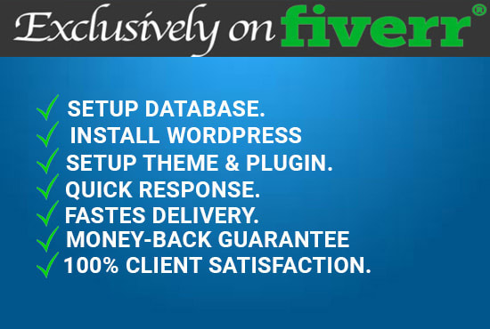 install wordpress, demo import, wp customization, and theme customization