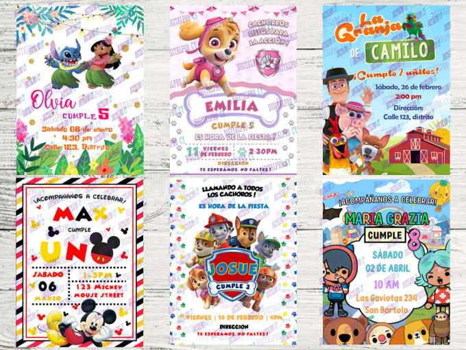 design a birthday invitation card
