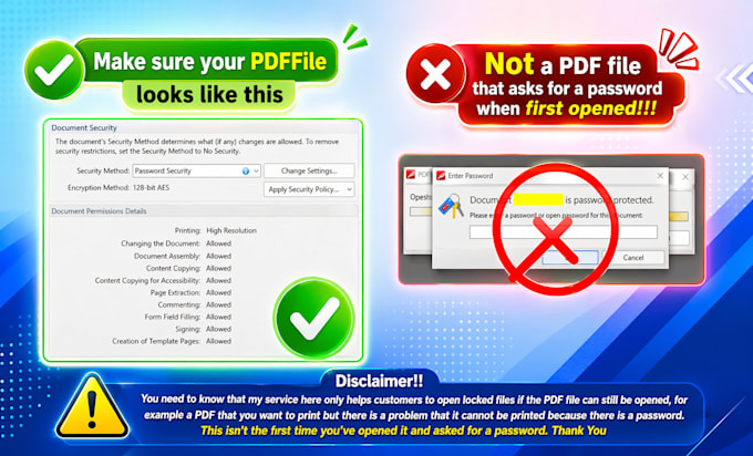 quickly remove PDF password protection