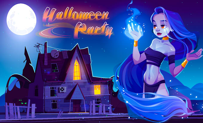 illustrate character designs and cartoonish posters