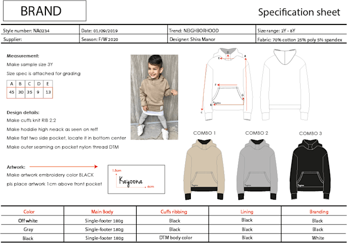 draw clothing design for your fashion tech pack ready for manufacture
