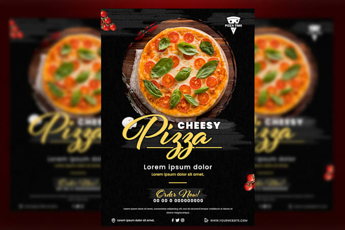 design food menu, flyer, poster and instagram ads