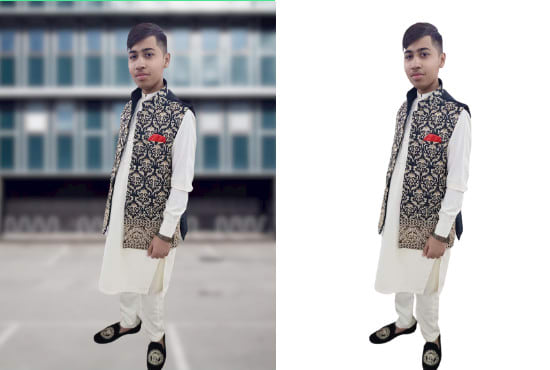 professionally remove background from image, cut out photos