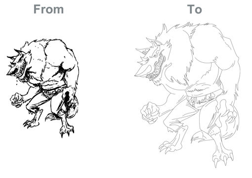 redraw any image or logo you send me into a vector