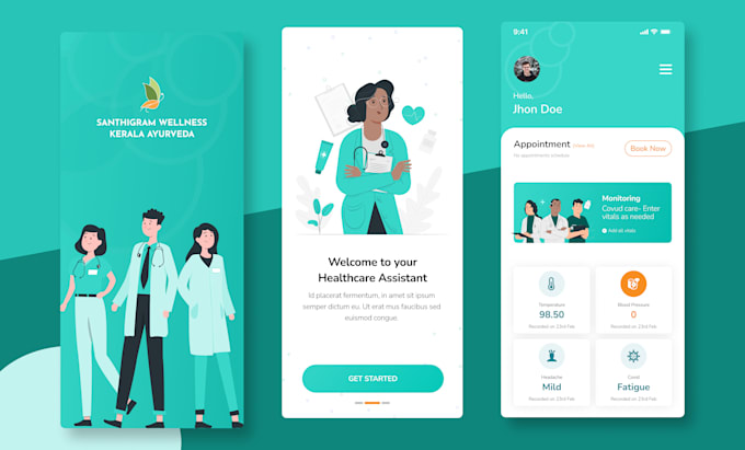 do figma UI UX design for a mobile app