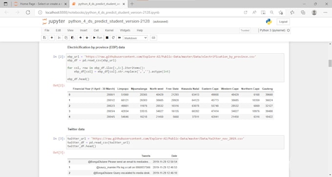 Prepare a report with data analysis and visualization by Tahiralauddin ...