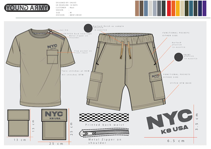 create techpack for garments