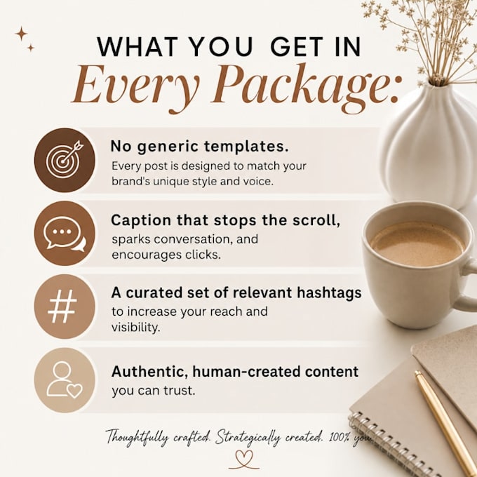 be your social media content creator for posts and copy