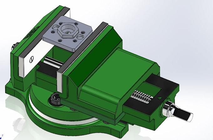 do 3d design and fixture design using solidworks for cnc and manual machining