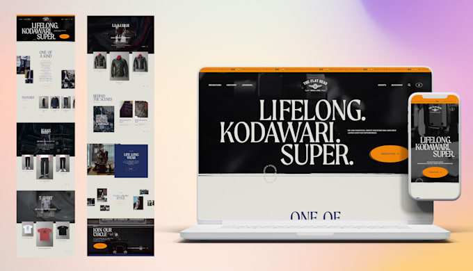 create web design and build responsive website