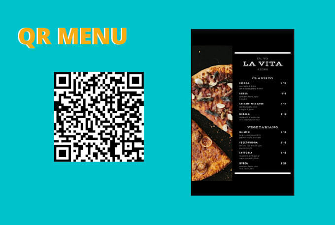 Create a new menu design with qr code for your restaurant by ...