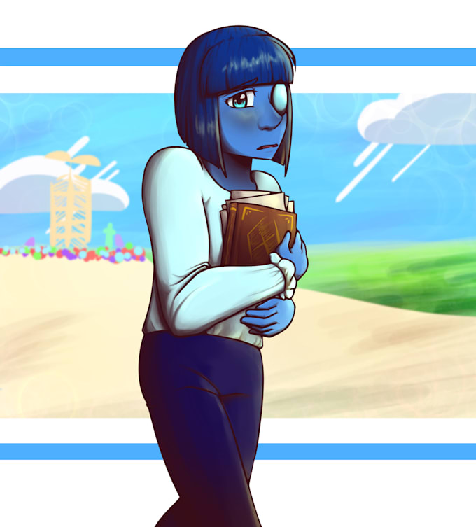 draw simple anime inspired art