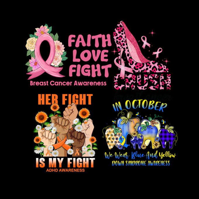 create breast cancer awareness tshirt design
