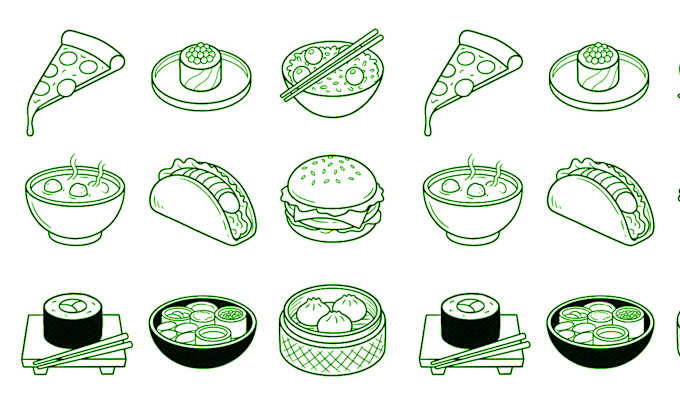 do flat vector pattern designs for fabric, packaging, products