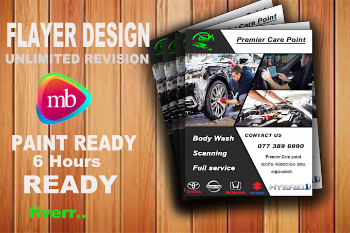 create flyers design urgently within 4 hours