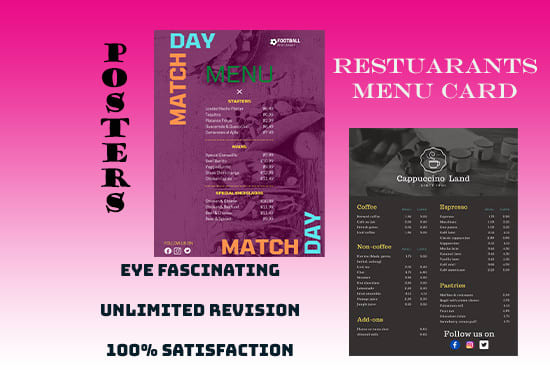 design eye fascinating posters, flyers, and menu cards