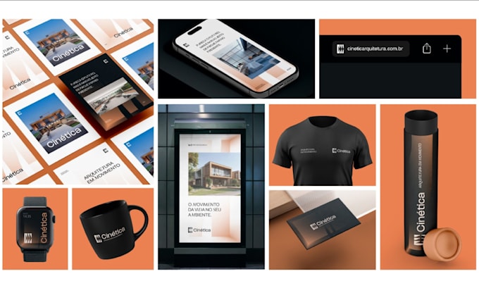 do a modern minimalist business logo design with a full branding kit