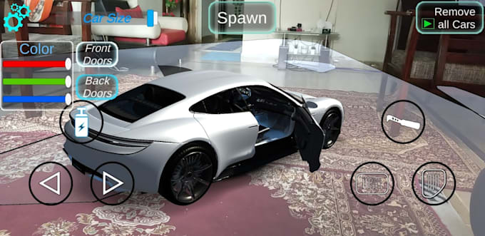 make ar driving game using unity 3d