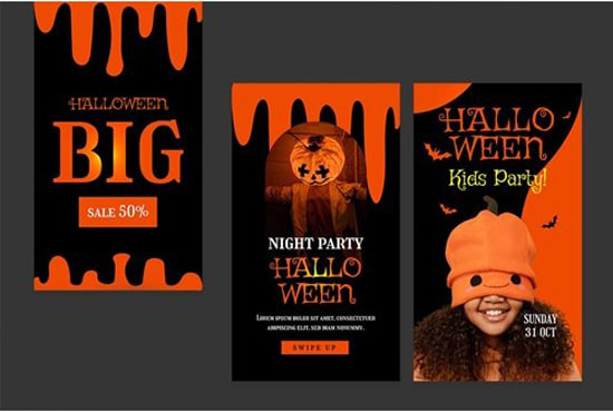do halloween instagram stories