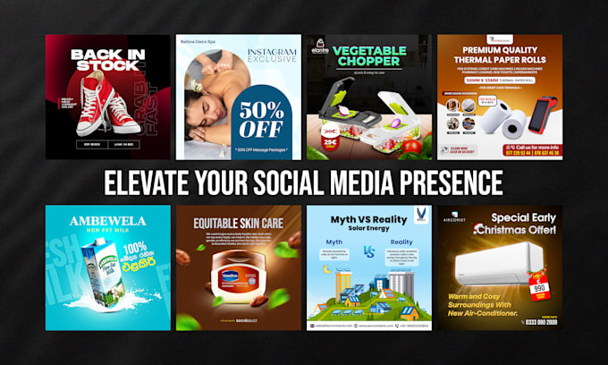 design creative social media posts
