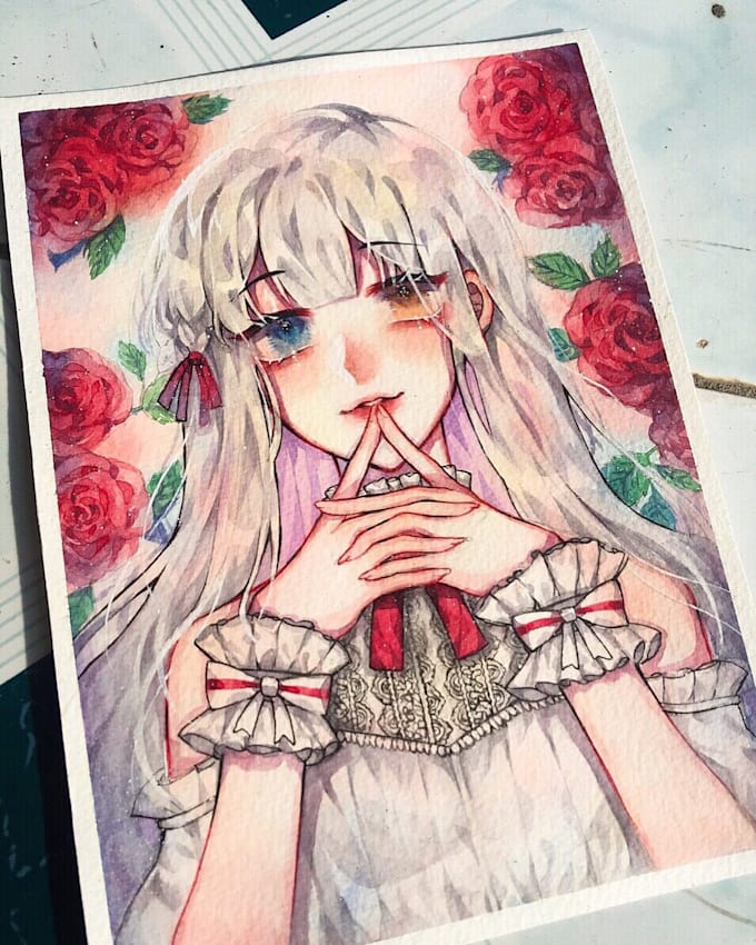 draw anime characters, original characters