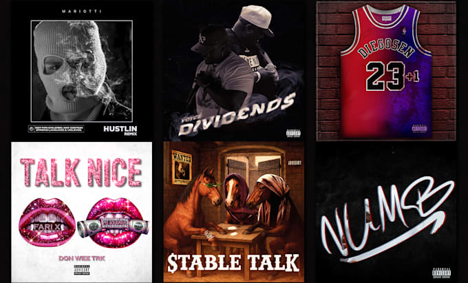 design a hip hop album cover art for you