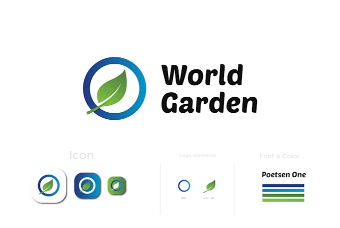 develop modern app icon website logo design