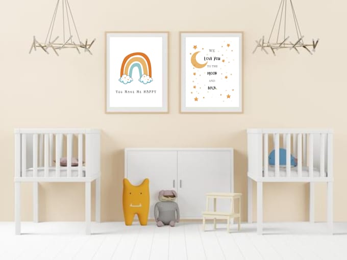 design nursery wall art for your little ones