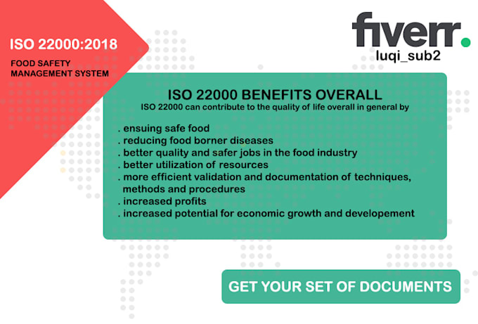 develop iso 22000 and haccp food safety documents for audit