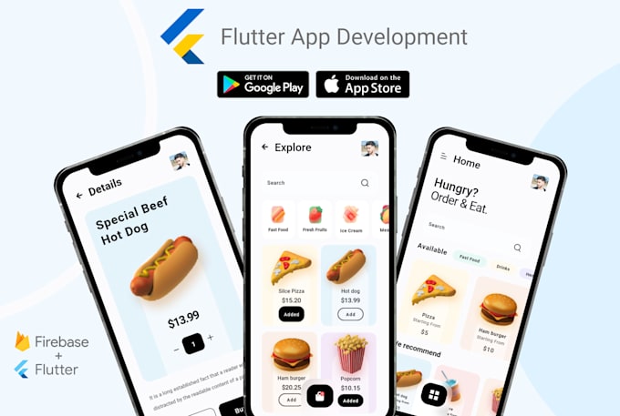 Be your flutter developer and build android ios flutter app with ...