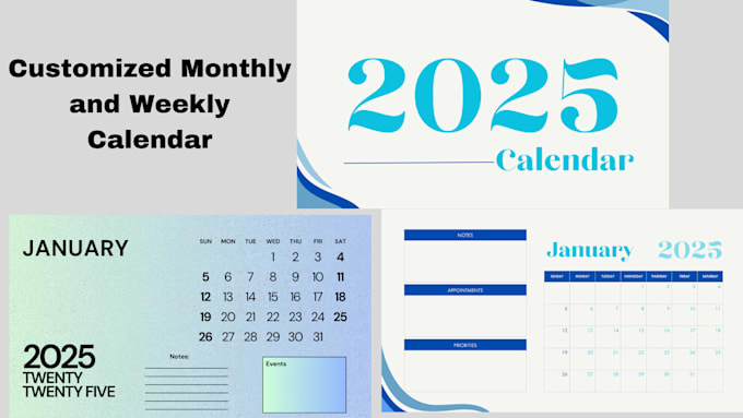 design digital and printable planners, journal, and calendar