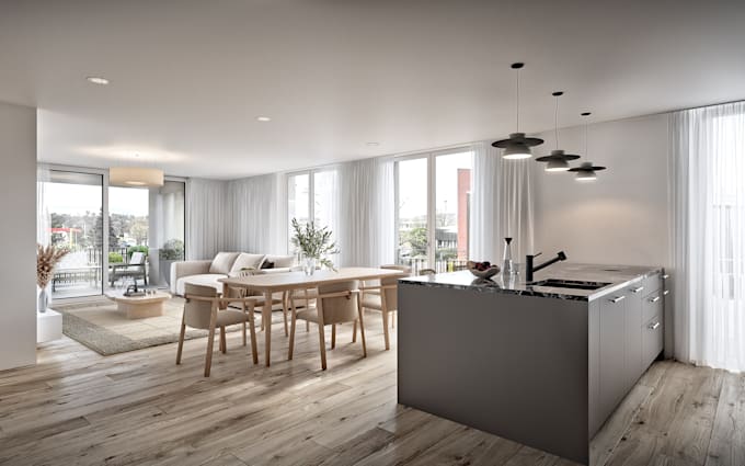 create 3d renderings for real estate