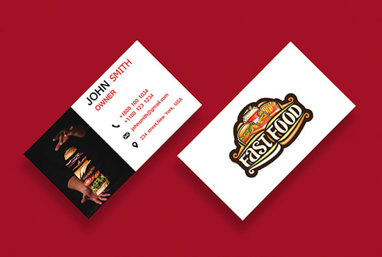 design business cards with editable file