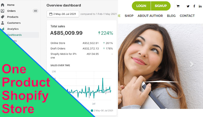setup premium dropshipping online store