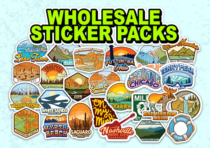 make bulk wholesale for sticker packs