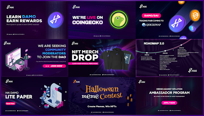create flyers for your crypto project socials