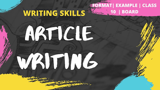 be writing and editing your article and blog post