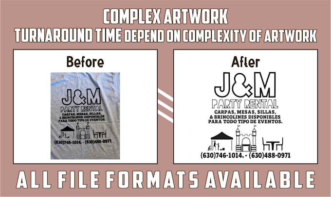 breathe new life into your raster image with vector  tracing, vector conversion