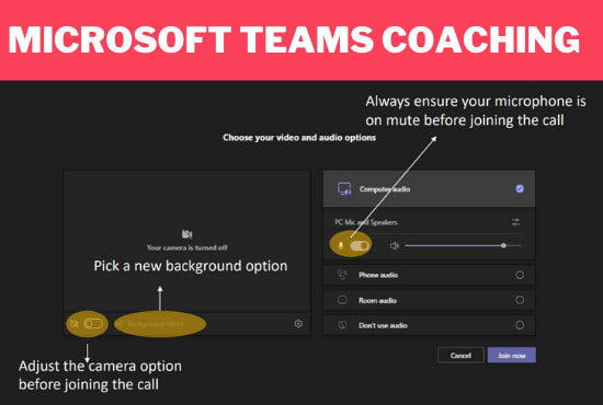 train you and team on using microsoft teams