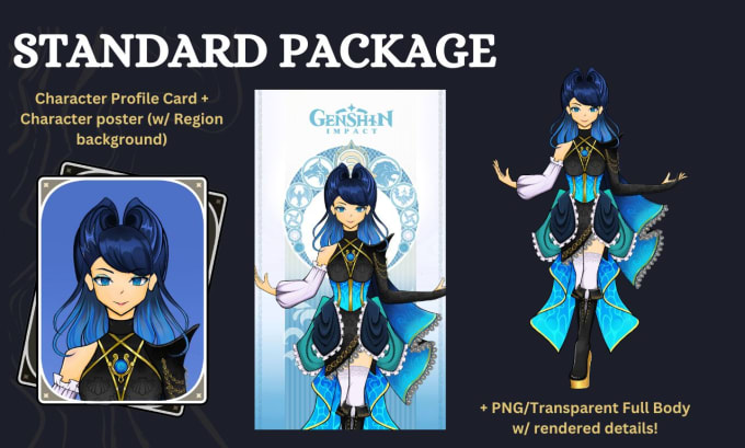 draw your genshin impact original character