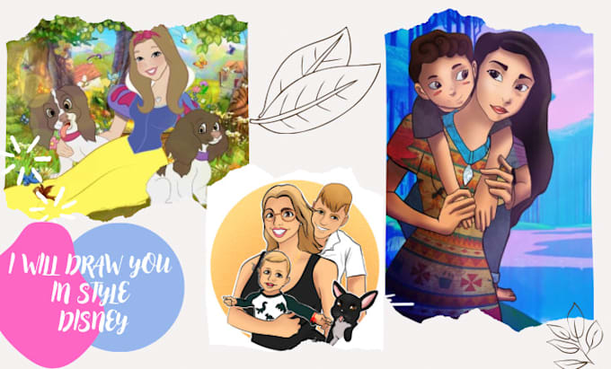 draw a magical fairy tale portrait from your photo