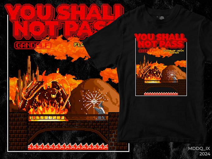 create pixel art illustrations for tshirt design
