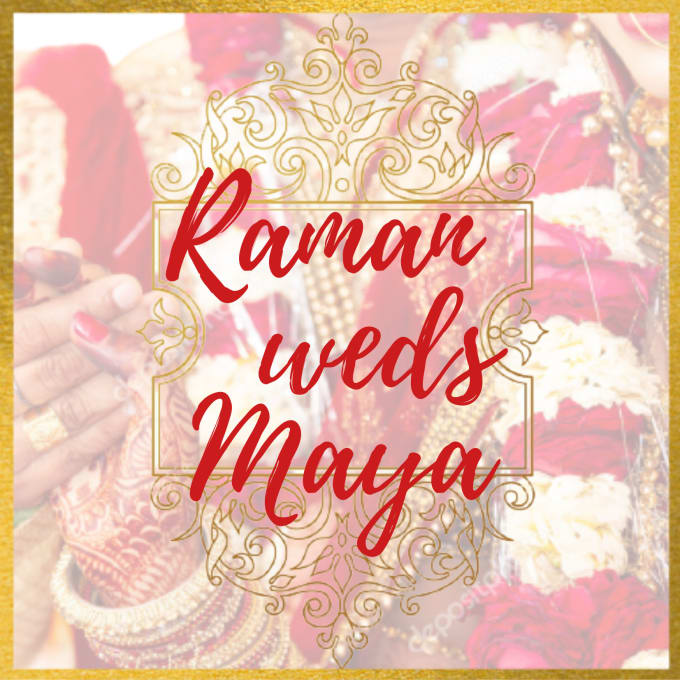 design an indian custom wedding card invitation