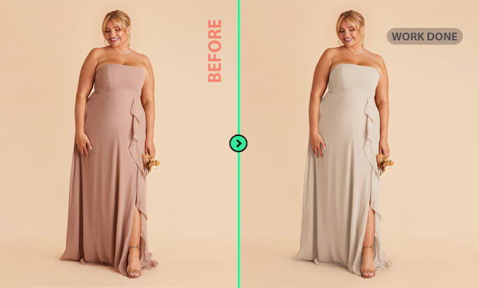do image color correction, recolor, pattern change quickly