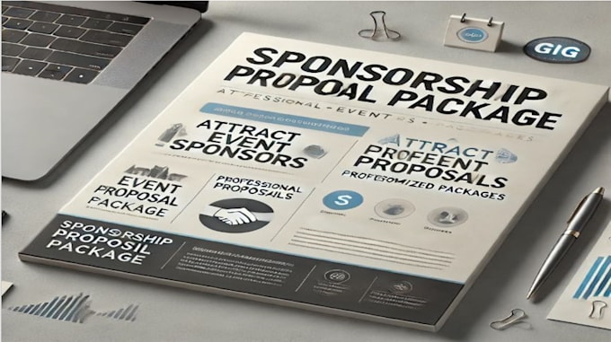 create business proposal package to attract top sponsors