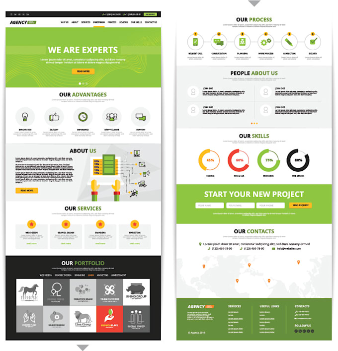 design stunning UI UX and develop responsive web, mobile app, landing, and saas