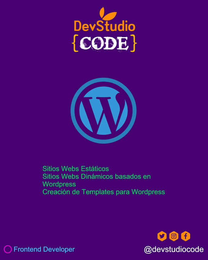 creación de sitios web estáticos y dinámicos basados en wordpress