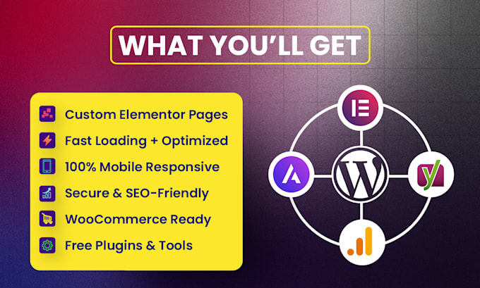 do elementor pro wordpress website development, redesign revamp website