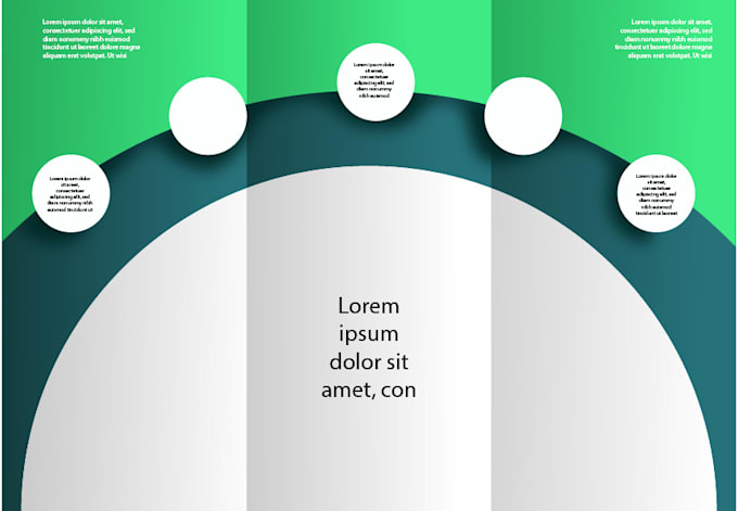 make an interesting brochure design and elegant